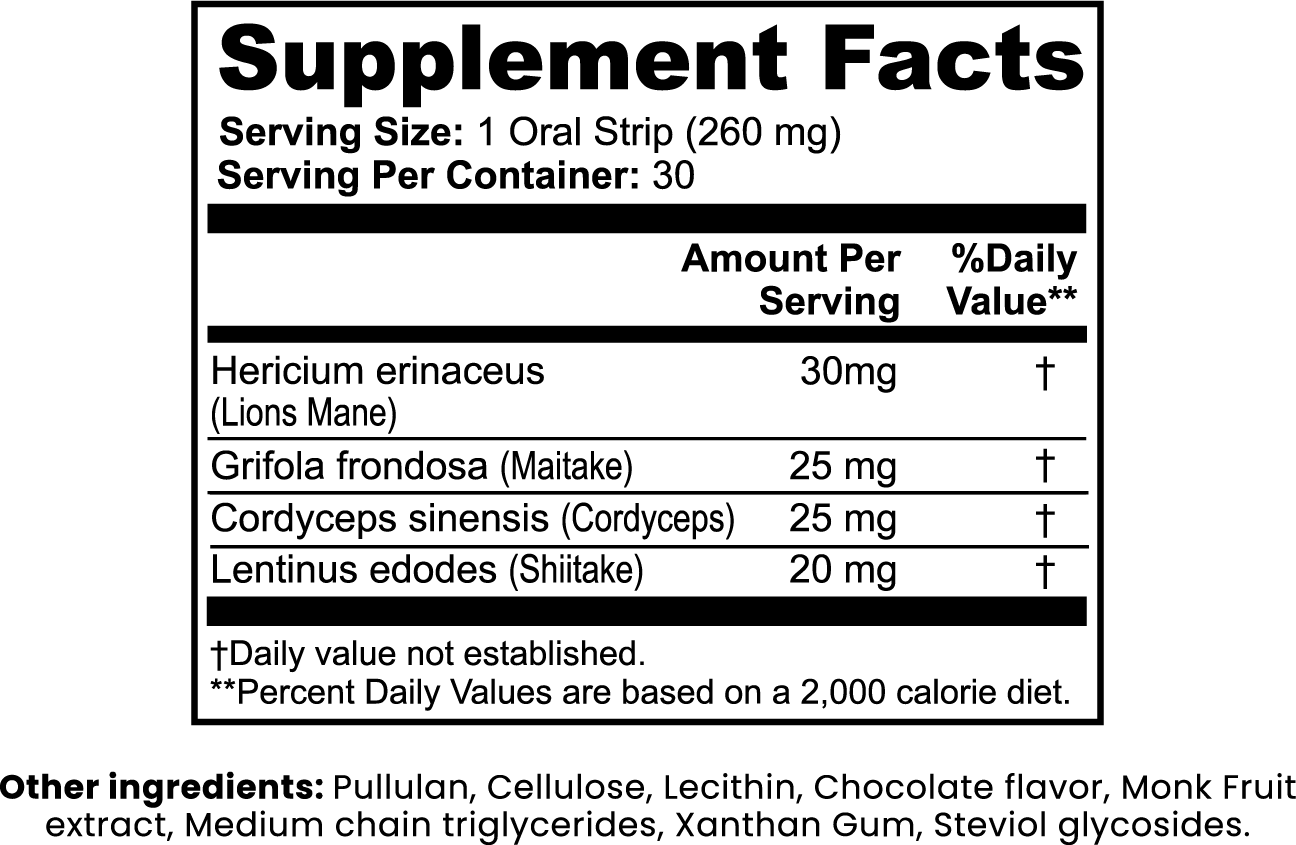 Pure Focus (Mushroom Focus Strips)